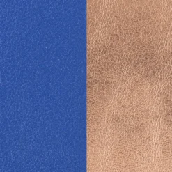 Cuir Manchette 25mm LES GEORGETTES Bleu Outremer Rose Sirène