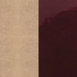 Cuir Manchette 25mm LES GEORGETTES Moirié Saumon Bordeaux