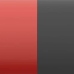 Cuir Manchette 40mm LES GEORGETTES Rouge Vernis Noir