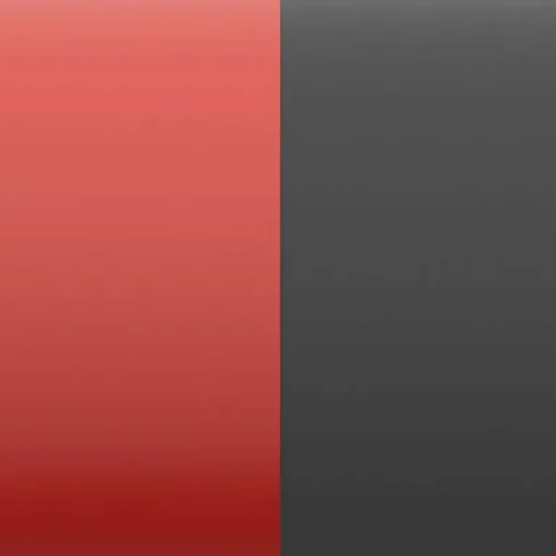 Cuir Manchette 40mm LES GEORGETTES Rouge Vernis Noir