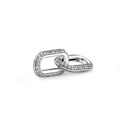 Double Link Femme PANDORA ME PAVÉ Argent 925/1000