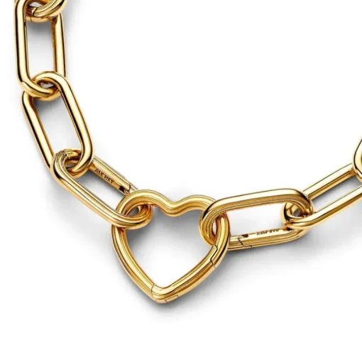 Link Femme PANDORA ME OUVRABLE CŒUR Métal Doré 14 Carats