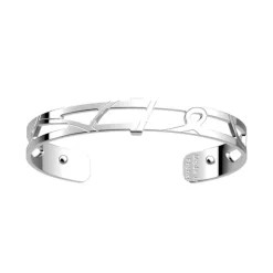 Manchette Femme 8mm LES GEORGETTES VALSE Laiton Argenté