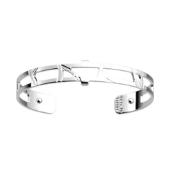 Manchette Femme 8mm LES GEORGETTES TIGRE Laiton Argenté