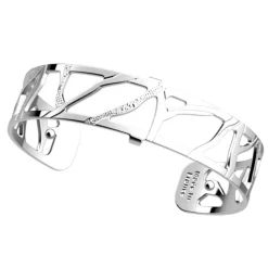 Manchette Femme 14mm LES GEORGETTES TIGRE Laiton Argenté