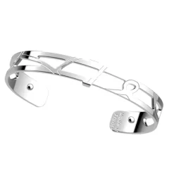 Manchette Femme 8mm LES GEORGETTES VALSE Laiton Argenté