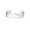 Manchette Femme 14mm M LES GEORGETTES GIRAFE Laiton Argenté