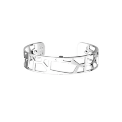 Manchette Femme 14mm M LES GEORGETTES GIRAFE Laiton Argenté