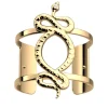 Manchette Femme 40mm M LES GEORGETTES SERPENT Laiton Doré