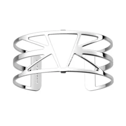 Manchette Femme 25mm M LES GEORGETTES IBIZA Laiton Argenté