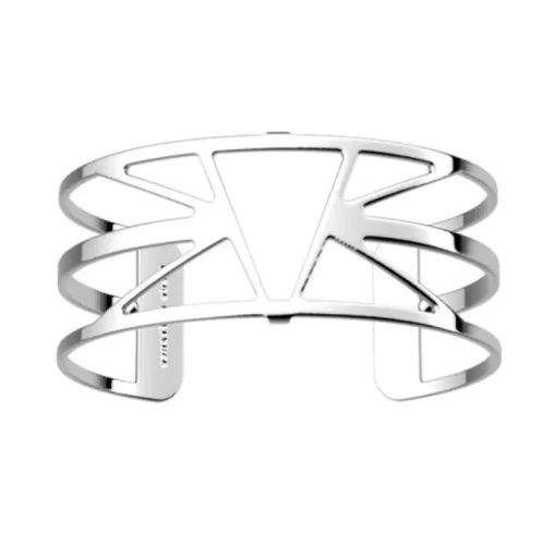 Manchette Femme 25mm M LES GEORGETTES IBIZA Laiton Argenté
