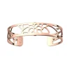 Manchette Femme 14mm M LES GEORGETTES NÉNUPHAR Laiton Doré Rose