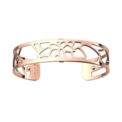 Manchette Femme 14mm M LES GEORGETTES NÉNUPHAR Laiton Doré Rose