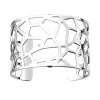 Manchette Femme 40mm M LES GEORGETTES GIRAFE Laiton Argenté