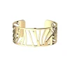 Manchette Femme 25mm M LES GEORGETTES PERROQUET Laiton Doré