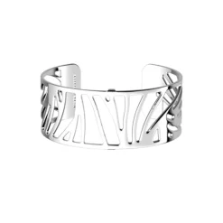 Manchette Femme 25mm M LES GEORGETTES PERROQUET Laiton Argenté