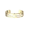 Manchette Femme 14mm M LES GEORGETTES FOUGÈRES Laiton Doré
