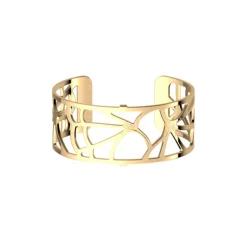 Manchette Femme 25mm M LES GEORGETTES FLEUR DU NIL Laiton Doré
