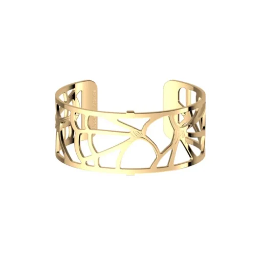 Manchette Femme 25mm M LES GEORGETTES FLEUR DU NIL Laiton Doré
