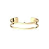 Manchette Femme 14mm M LES GEORGETTES PURE Laiton Doré