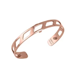 Manchette Femme 8mm M LES GEORGETTES RUBAN Laiton Doré Rose