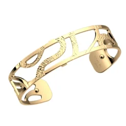 Manchette Femme 14mm M LES GEORGETTES REPTILE Laiton Doré
