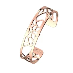 Manchette Femme 14mm M LES GEORGETTES NÉNUPHAR Laiton Doré Rose