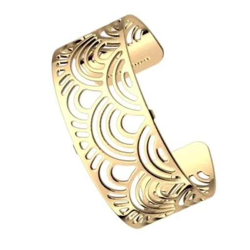 Manchette Femme 25mm M LES GEORGETTES POISSON Laiton Doré