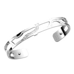Manchette Femme 8mm M LES GEORGETTES REPTILE Laiton Argenté