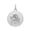 Médaille Ange OR 375/1000 Blanc