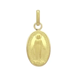 Médaille Vierge Miraculeuse OR 375/1000 Jaune