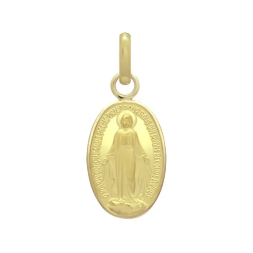 Médaille Vierge Miraculeuse OR 375/1000 Jaune