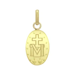 Médaille Vierge Miraculeuse OR 375/1000 Jaune