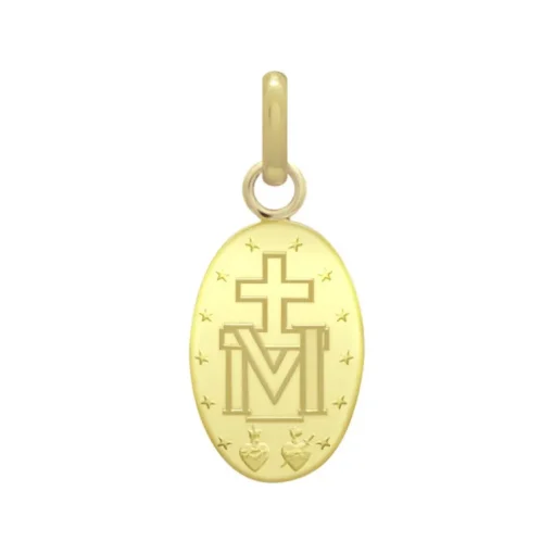 Médaille Vierge Miraculeuse OR 375/1000 Jaune