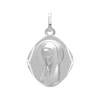Médaille Vierge OR 750/1000 Blanc