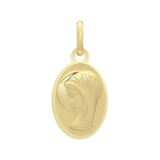 Médaille Vierge OR 375/1000 Jaune