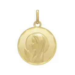 Médaille Vierge OR 375/1000 Jaune