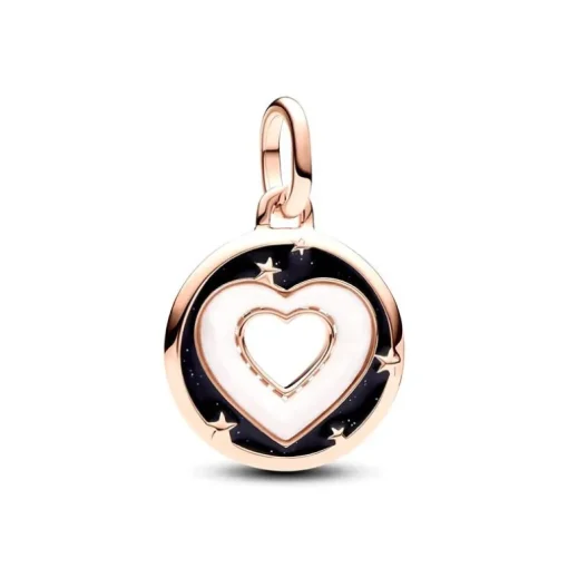 Médaillon Femme PANDORA ME CŒURS Doré Rose 14 Carats