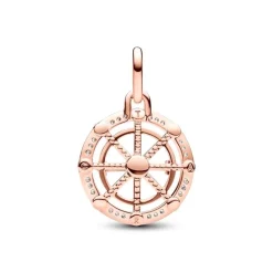 Médaillon Femme PANDORA ME ROUE DE LA FORTUNE Doré Rose 14 Carats