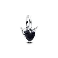 Mini Charm Femme Pandora Pendant Cœur Ailé 793626C01