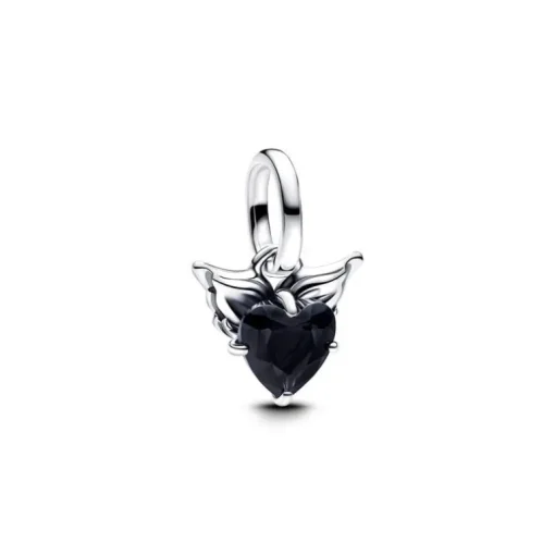 Mini Charm Femme Pandora Pendant Cœur Ailé 793626C01