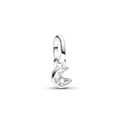 Mini Charm Femme Pandora Pendant Lune Scintillante 793364C01