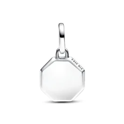 Mini Charm Femme Pandora Médaillon Gravable Turquoise 793388C01
