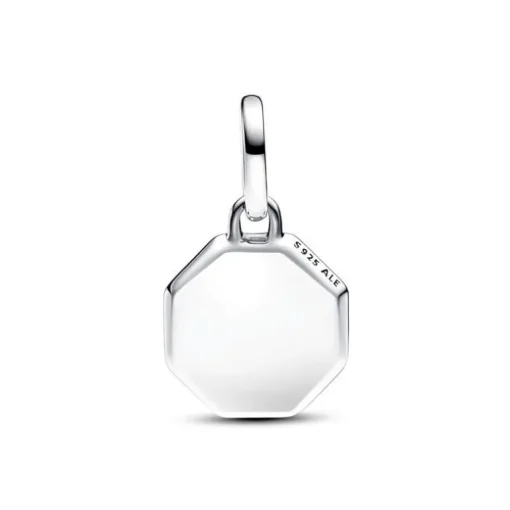 Mini Charm Femme Pandora Médaillon Gravable Turquoise 793388C01