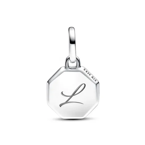 Mini Charm Femme Pandora Médaillon Gravable Turquoise 793388C01