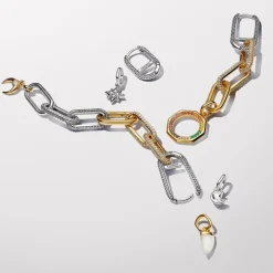 Mini Charm Femme Pandora Pendant Lune Scintillante 793364C01