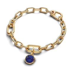 Mini Charm Femme Pandora Médaillon Gravable Bleu 763388C01