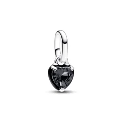 Mini Dangle Femme PANDORA ME CŒUR CHAKRA NOIR Argent 925/1000