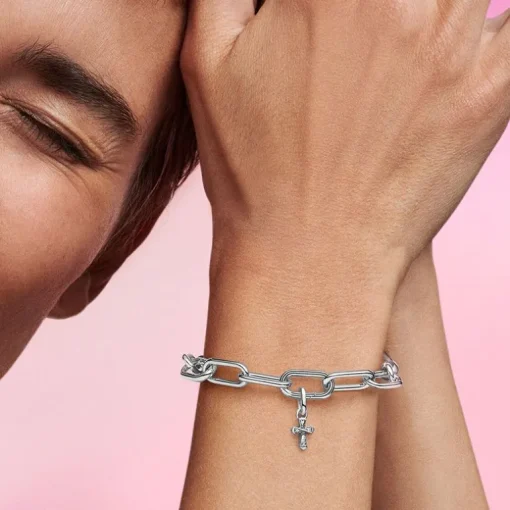 Mini Dangle Femme PANDORA ME CROIX SCINTILLANTE Argent 925/1000