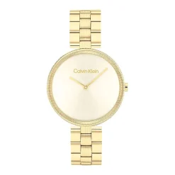 Montre Femme Calvin Klein Gleam doré acier doré 25100014